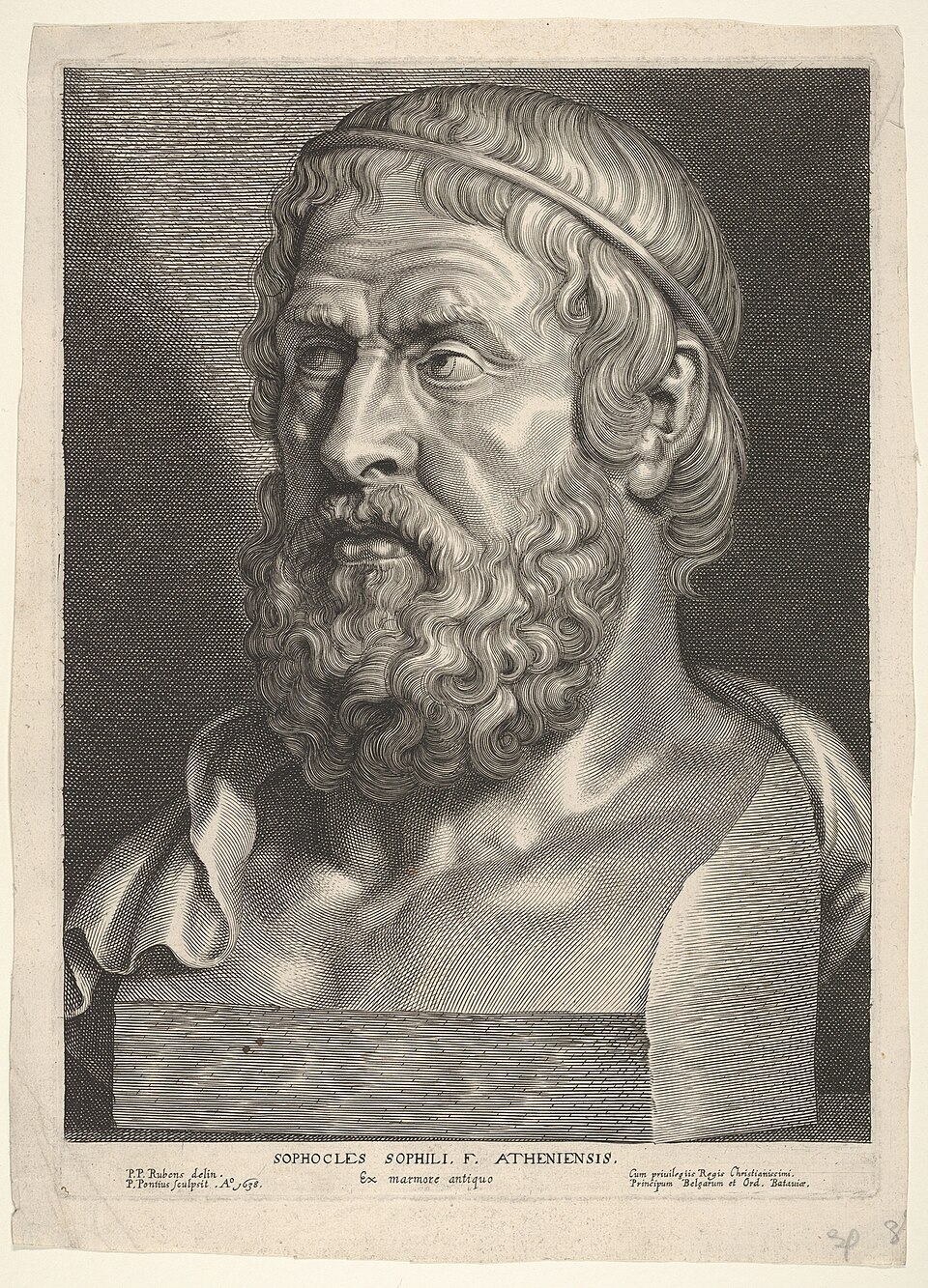 Portrait of Sophocles